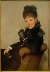 Portret szwedzkiej malarki Jeanny Bauck